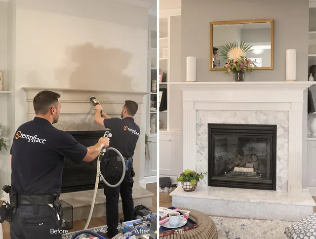 Professional soot removal by Davidson Chimney Sweep team in Davidson, NC